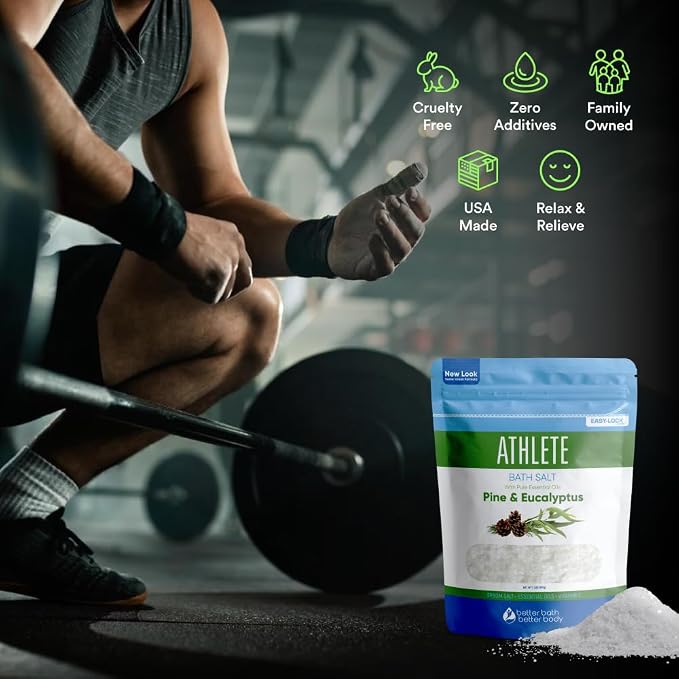 Athlete Bath Salt 32 Ounces Epsom Salt - Image 3