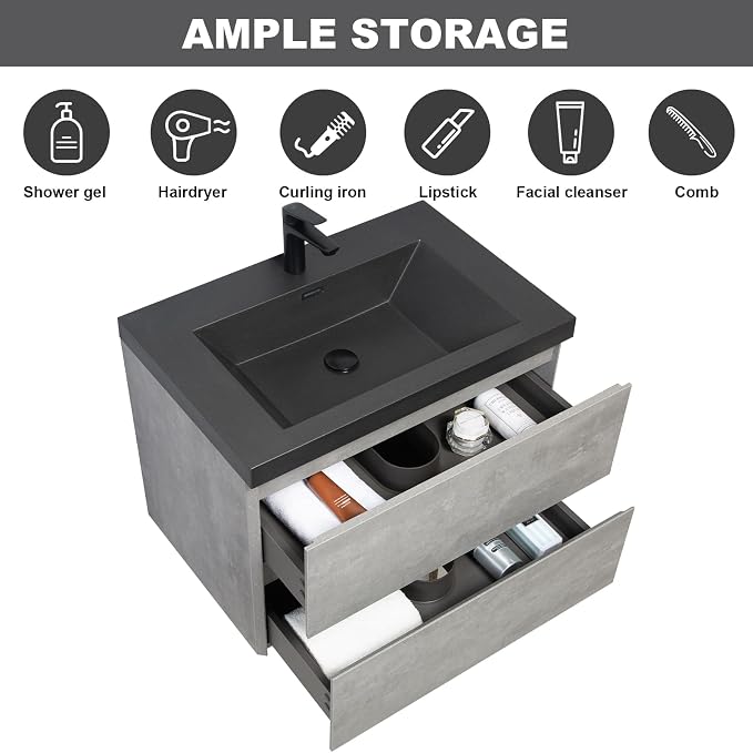 30" Floating Bathroom Vanity - Image 6