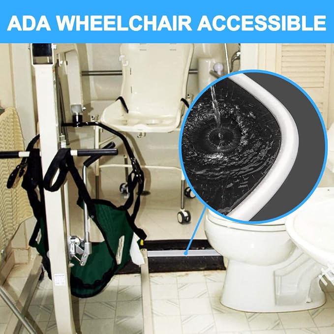 Duzzy 118 Inch Collapsible Shower Threshold Water Dam, Suitable - Image 3