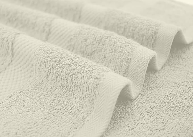 DAN RIVER Bath Towels Set of 4, 27 x 54 Inches, 100% Cotton, Larger & Lighter - Image 7