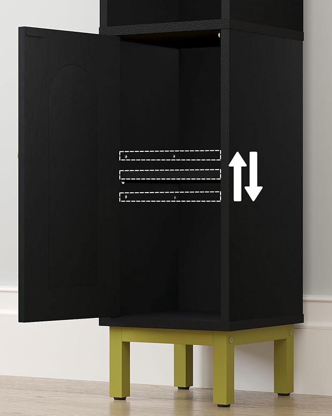 Bathroom Storage Cabinet, Small Corner Floor Cabinet - Image 7