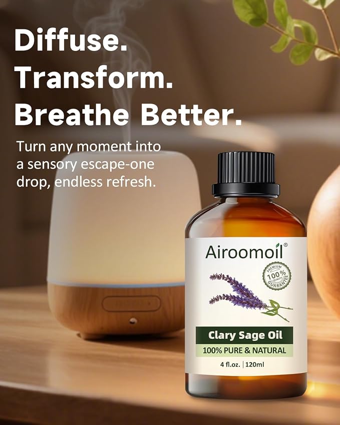 Pure Clary Sage Essential Oil, 100% Natural Clary Sage Oil, Premium Grade - Image 5