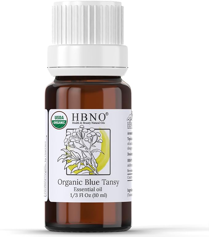 HBNO USDA Certified Organic Blue Tansy Essential Oil by HBNO