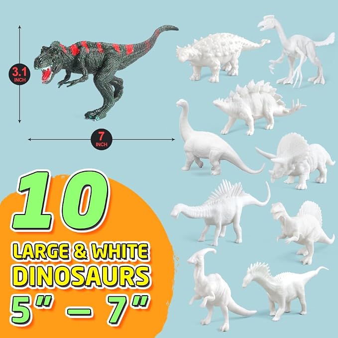 BAODLON Kids Arts Crafts Set Dinosaur Toy Painting Kit - Image 6
