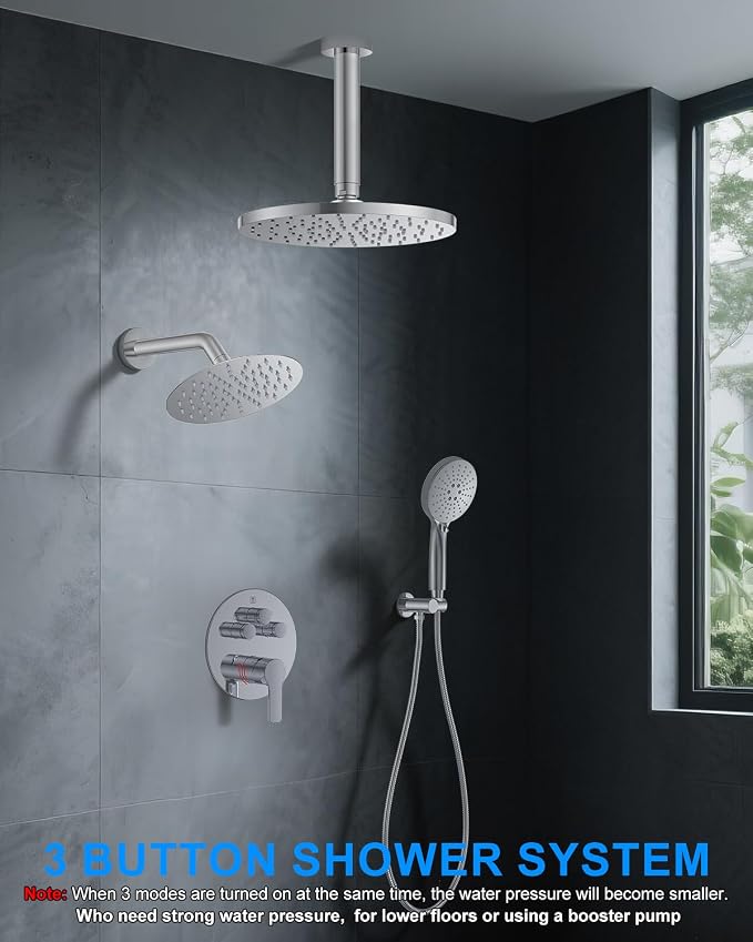 Shower System with Pressure Balance Valve - Image 8