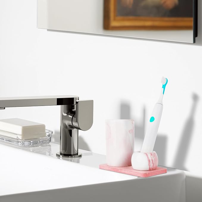 Ceramic Toothbrush Holder & Toothbrush Cup - Image 5