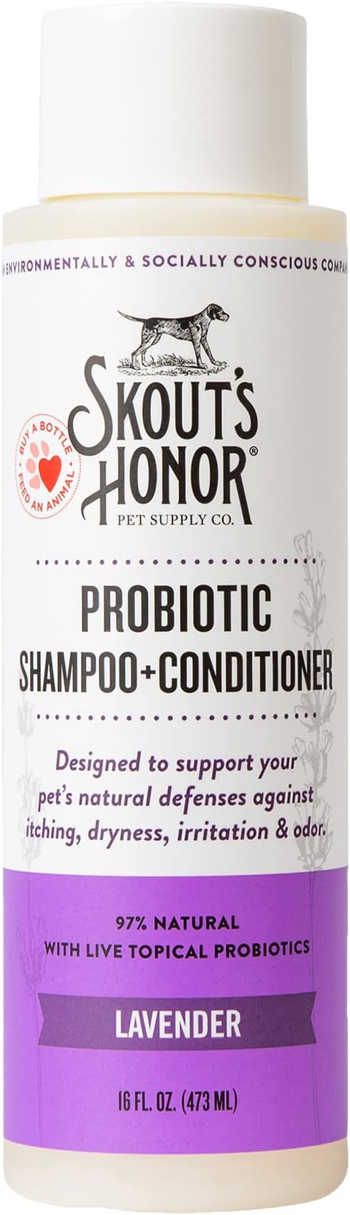 Skout's Honor Probiotic Dog Shampoo & Conditioner by SKOUTSHONOR