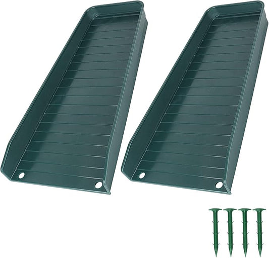 Gutter Downspout Splash Block, 16.3"Drain Gutter Guard Diverter, Gutter by ChickVilla