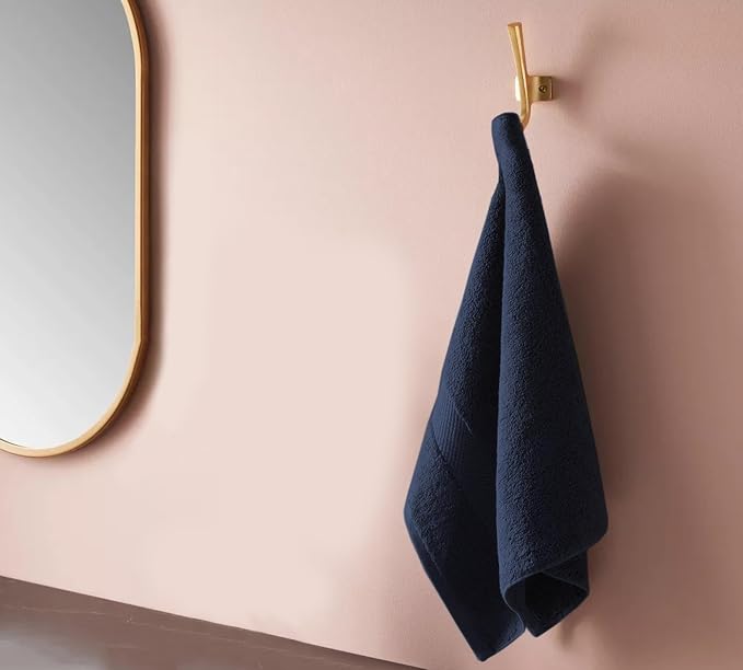 Delara 100% Organic Cotton Towels 650 GSM Plush Feather Touch Quick Dry Wash - Image 5