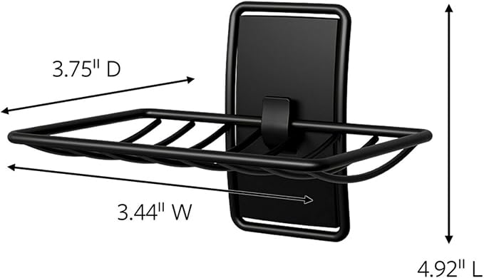 Command Soap Dish for Shower, Damage-Free Hanging, No Tools Soap Holder for - Image 2
