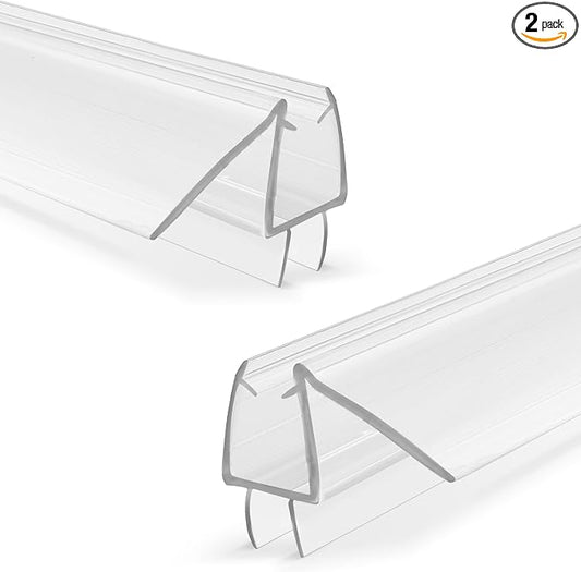 Shower Door Bottom Seal, for 5/16" Thick Framless Glass Door, to Stop Water by Danmeiwying