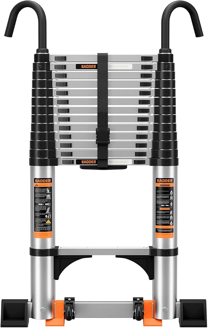 Telescoping Ladder, Aluminum Ladder by Unknown