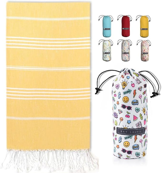 BAY LAUREL Turkish Beach Towel by BayLaurel