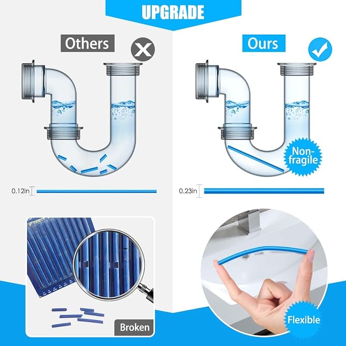 Drain Sticks Drain Cleaner Sticks Keeps Drains and Pipes Clear and Odor-free - Image 5