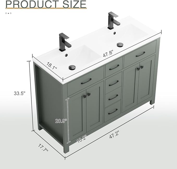 LUCKWIND 48" Bathroom Vanity - Image 2