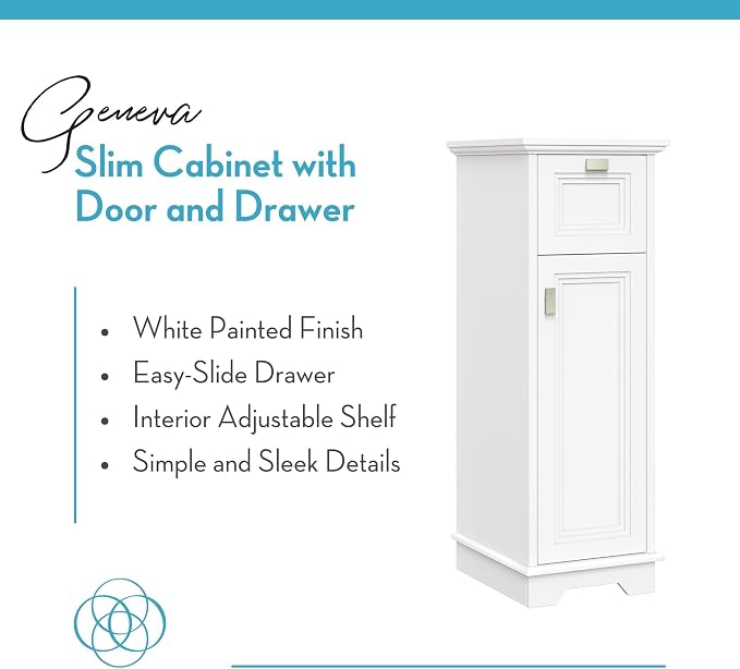 RiverRidge Geneva Slim Linen Cabinet - Image 5
