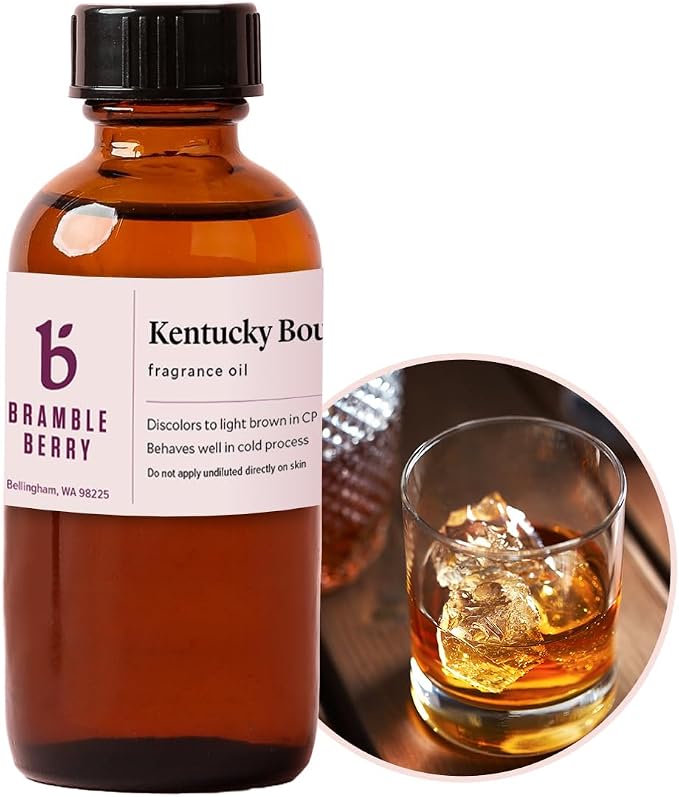 Bramble Berry Kentucky Bourbon Fragrance Oil 2 oz | Warm Masculine Scent by BrambleBerry