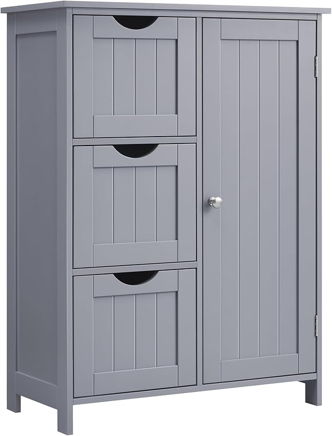 VASAGLE Floor Storage Cabinet, Freestanding Storage Unit by VASAGLEbySONGMICSHOME