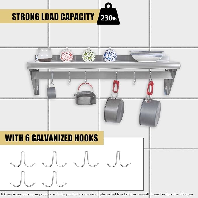 Hally Stainless Steel Shelf - Image 4
