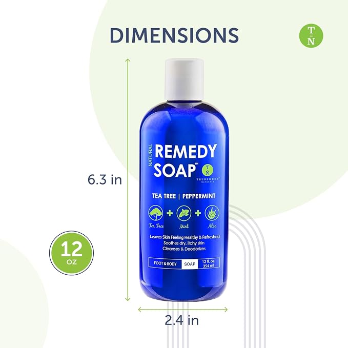 Truremedy Naturals 12 oz Tea Tree Oil Body Wash - Image 3