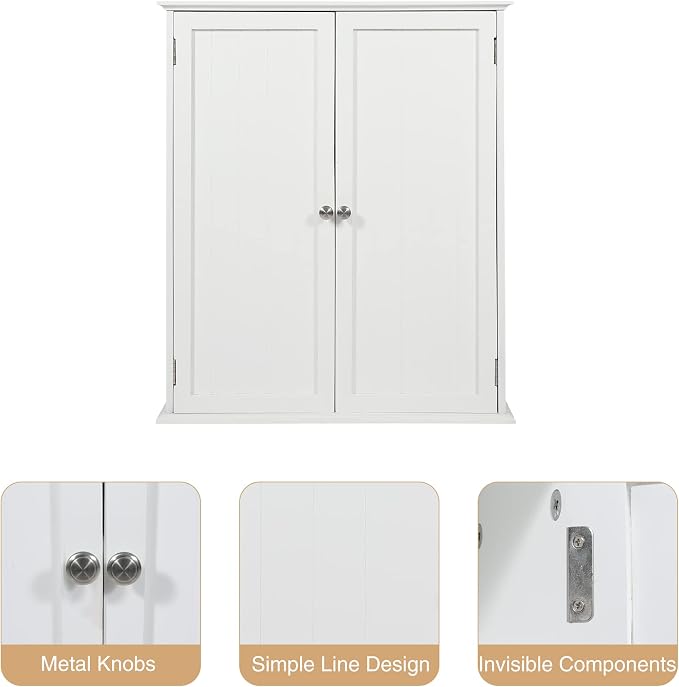 Wall Mount Bathroom Storage Cabinet, Wall Cabinet - Image 6