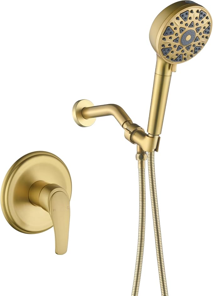 Shower Faucet Set with 7 Functions Handheld Shower Head Filter Shower Combo Set by SHAMANDA