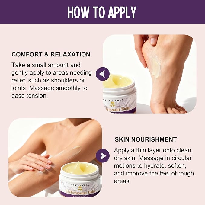 Extracts Helichrysum Balm — Moisturizing Helichrysum Essential Oil Balm - Image 3