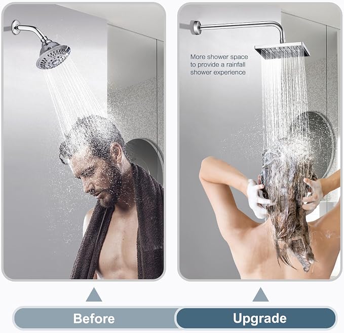 BRIGHT SHOWERS 16-Inch Shower Head Extension Arm - Image 3