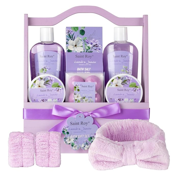 Bath and Body Gift Basket Set for Women by SaintRoy