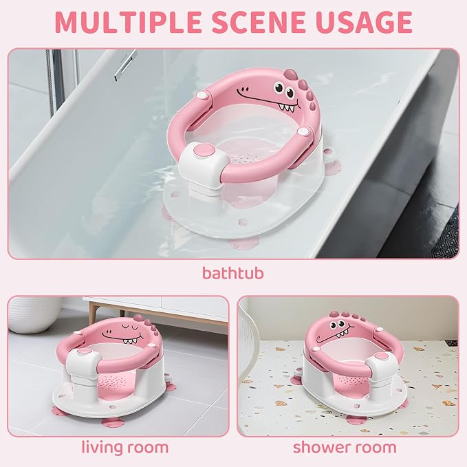 TPN Baby Bath Seat for Babies 6 Months & Up, Non-Slip Toddler Bath Seat - Image 6