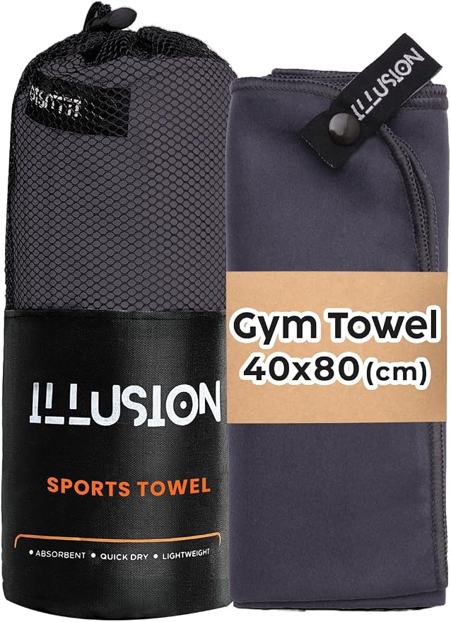 illusion Small Microfiber Gym Towels by Unknown