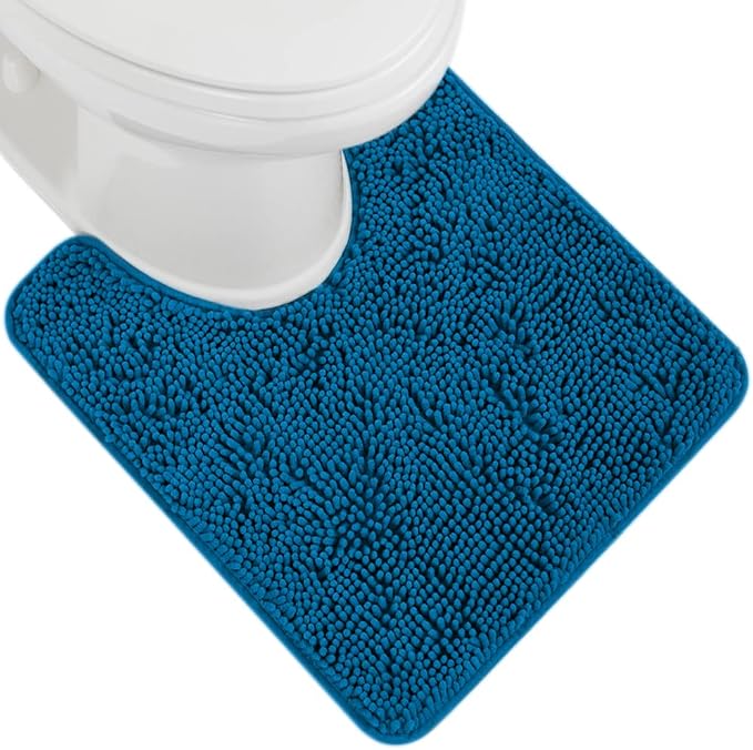 GORILLA GRIP Plush Absorbent Shaggy Chenille Bath Rug Mat by GorillaGrip