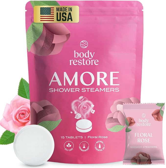 Body Restore Shower Steamers Aromatherapy 15 Pack by BodyRestore