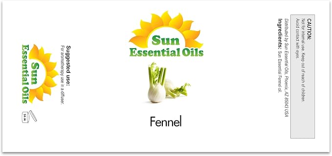 Sun Essential Oils Fennel Essential Oil – Pure Aromatherapy - Image 2