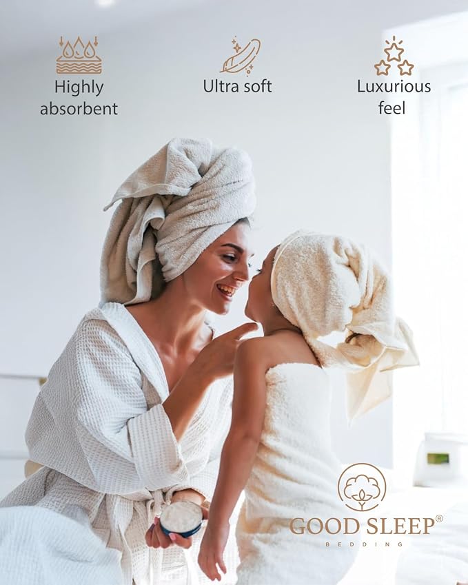 100% Cotton Bath Towels, Luxury 700 GSM Bath Towel, Highly Absorbent Bathroom - Image 3