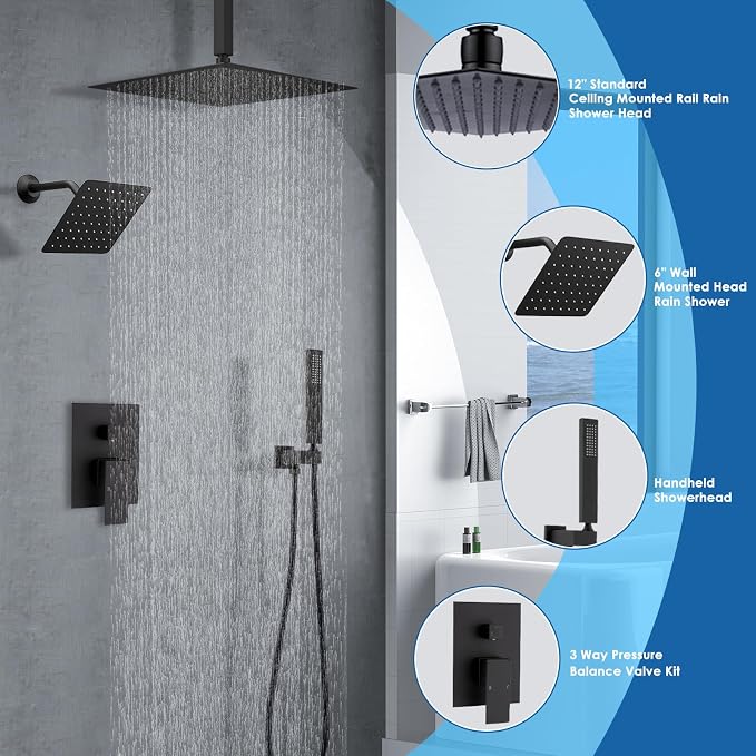 Shower System Dual Shower Heads - Image 3