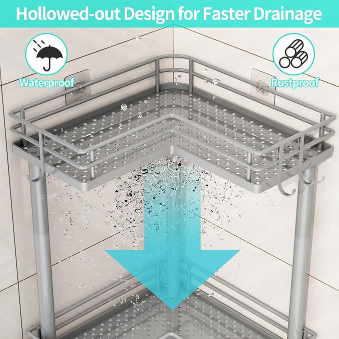 HapiRm Corner Shower Caddy Standing - Image 3