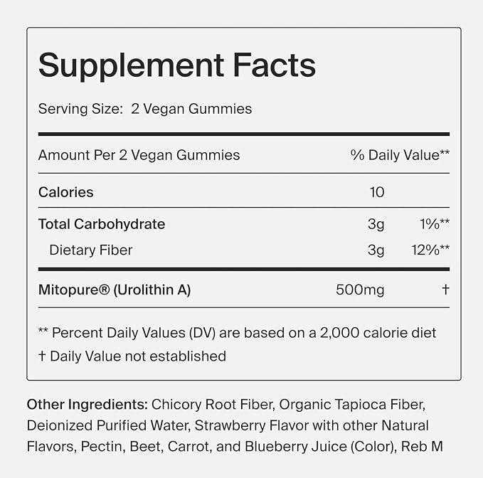 Timeline Mitopure Urolithin A Supplement Gummies - Image 2
