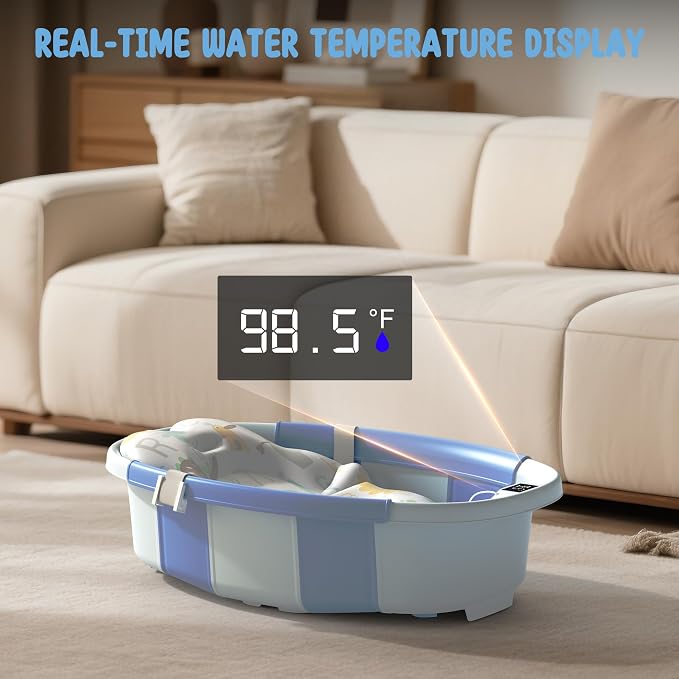 Collapsible Baby Bathtub, 3s to Install, Baby Bath Tub - Image 3