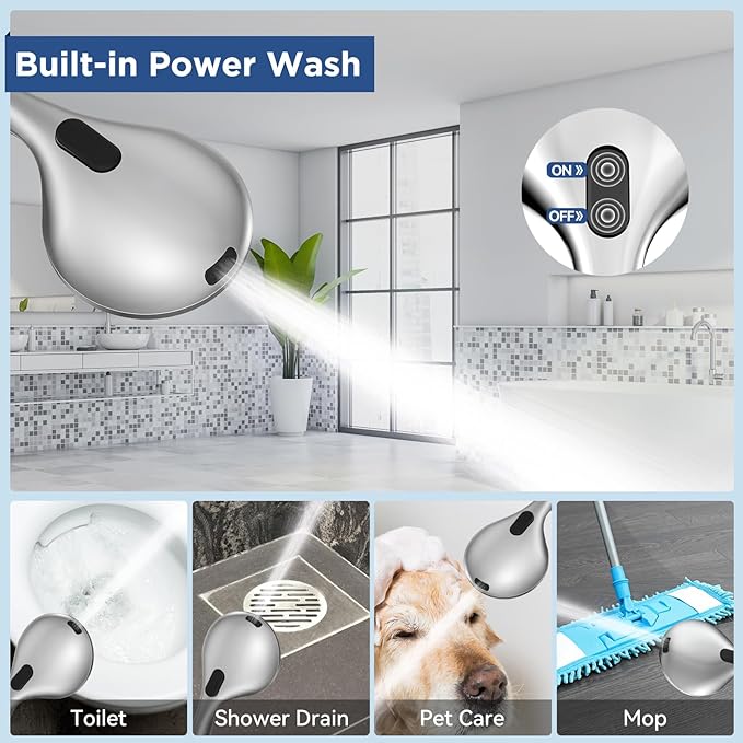 6-Mode High Pressure Handheld Shower Head - Image 3