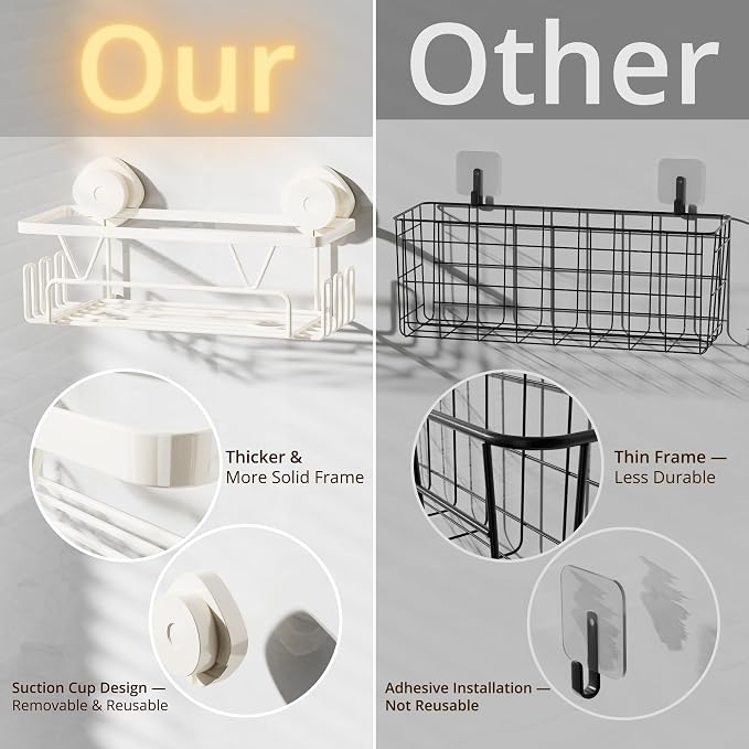 KEGII Shower Caddy Suction Cup - Image 4