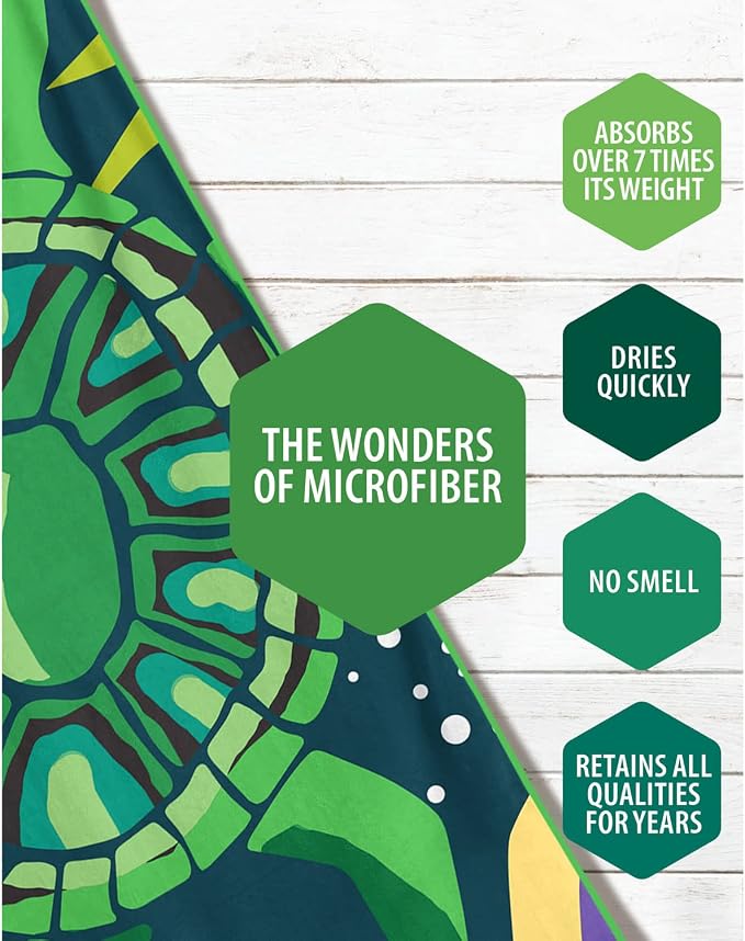 VENTURE 4TH Microfiber Beach Towel: Quick-Dry, Sandproof and Lightweight - Image 3
