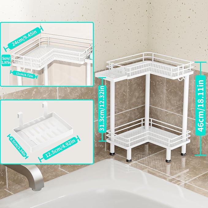 HapiRm Corner Shower Caddy Standing - Image 6