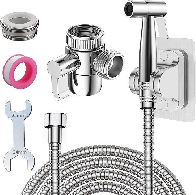 Handheld Bidet Sprayer Set, Toilet Bidet Attachment by Roscid