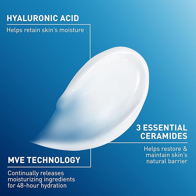 CeraVe Moisturizing Cream, Body and Face Moisturizer - Image 4