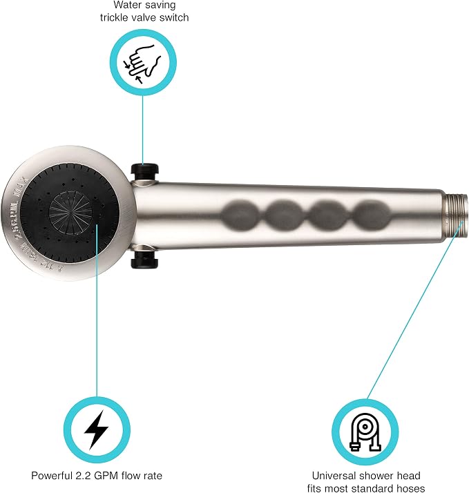 Dura Faucet DF-SA135-SN Economical Shower Head - Image 3