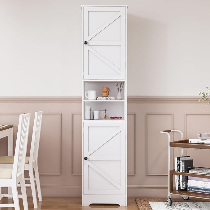 Tall Bathroom Cabinet, Storage Cabinet - Image 2