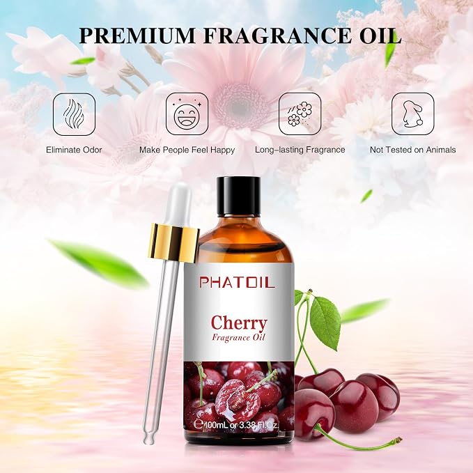 PHATOIL 3.38FL.OZ Cherry Fragrance Oils - Image 3