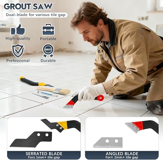 33 Pack Grout Removal Tool Kit, Tile & Caulk Remover Tools - Image 4