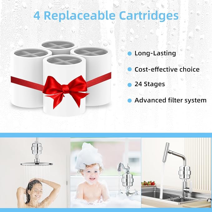 Shower Head Filter for Hard Water - Image 3